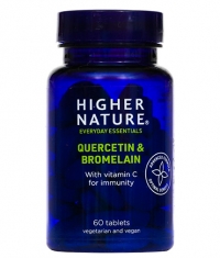 HIGHER NATURE Quercetin and Bromelain / 60 Tabs