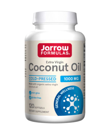 Jarrow Formulas Coconut Oil Extra Virgin 1000 mg / 120 Softgels