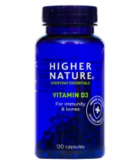 HIGHER NATURE Vitamin D3 500 IU / 120 Caps