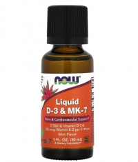 NOW Liquid D-3 & MK-7 / 30 ml
