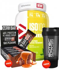 PROMO STACK Dymatize Clear Iso + ZERO BAR BOX + SHAKER