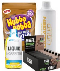 PROMO STACK WHEY + CARNITINE + COLLAGEN + PROTETIN BAR