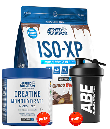 PROMO STACK APPLIED NUTRITION Iso-XP Whey + creatine + shaker