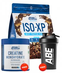 PROMO STACK APPLIED NUTRITION Iso-XP Whey 1 kg + creatine + shaker