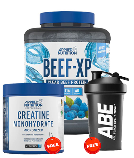 PROMO STACK APPLIED NUTRITION Beef-XP + creatine + shaker