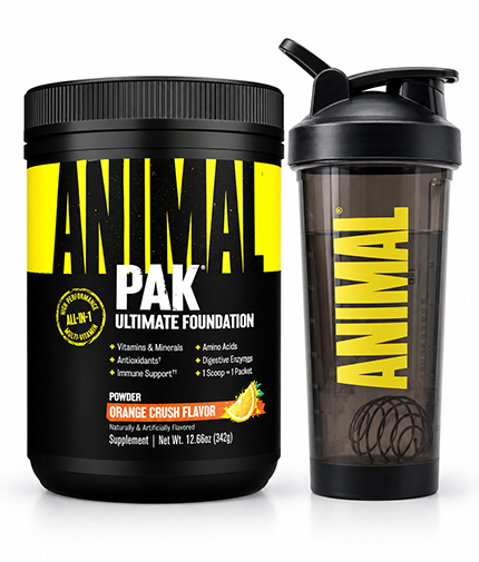 PROMO STACK Animal Pak Powder + Water Bottle