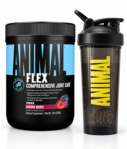 PROMO STACK Animal Flex Powder + Water Bottle