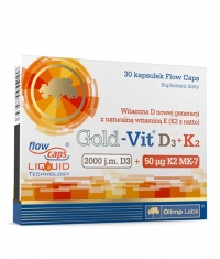 HOT PROMO Gold-Vit D3 4000 IU+K2 50mcg / 30 Caps