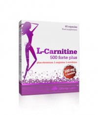 PROMO STACK L-Carnitine 500 Forte Plus 60 Caps.