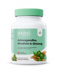 OSAVI Ashwagandha, Rhodiola & Ginseng / 60 Vcaps