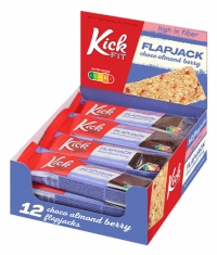 KICKFIT Flapjack Choco Almond Berry Box / 12 x 50 g