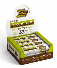 POWER TECH Crunch Protein Bar 33% Box Dubai Style / 12 x 65 g