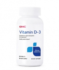 GNC Vitamin D-3 1000 IU / 180 Tabs