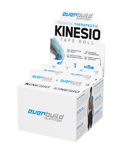 EVERBUILD Kinesio Tape Box / 6 Rolls x 5 m / Yellow