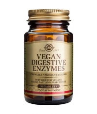 SOLGAR Vegan Digestive Enzymes 50 Chewable Tabs.