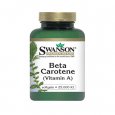 SWANSON Beta-Carotene /Vitamin A/ 25.000IU / 100 Softgels.