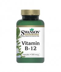 SWANSON Vitamin B-12 / 500mcg. / 100 Caps.