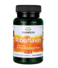 SWANSON Riboflavin /Vitamin B-2/ 100mg. / 100 Caps.