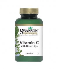SWANSON Vitamin C w/Rose Hips 1000mg. / 90 Caps.