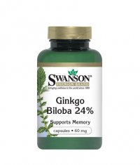 SWANSON Ginkgo Biloba Extract 60mg. / 30 Caps.