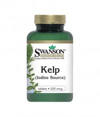 SWANSON Kelp /Iodine Source/ 225mcg. / 250 Tabs.