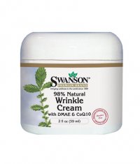 SWANSON Wrinkle Cream With DMAE & CoQ10, 98% Natural 59ml.