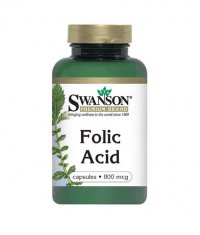 SWANSON Folic Acid 800mcg. / 250 Caps.
