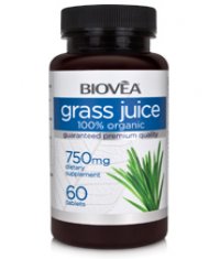 BIOVEA Grass Juice (Organic) 750mg / 60 Tabs.