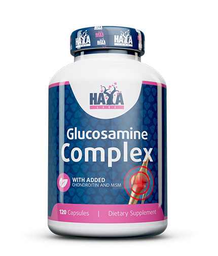 HAYA LABS Glucosamine Chondroitin & MSM Complex 120 Caps.