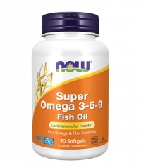 NOW Super Omega 3-6-9 / 1200mg. / 90 Softgels