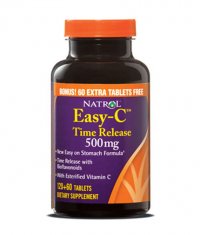 NATROL Easy-C Time Release 500mg. / 180 Tabs.