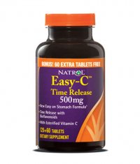 NATROL Easy-C Time Release 500mg. / 180 Tabs.