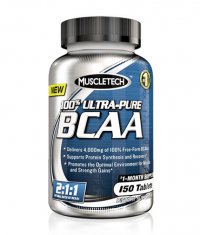 MUSCLETECH 100% Ultra Pure BCAA 150 Tabs.