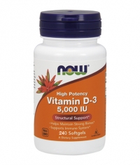 NOW Vitamin D-3 / 5000IU / 240 Softgel