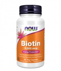NOW Biotin 5000mcg. / 60 Caps.