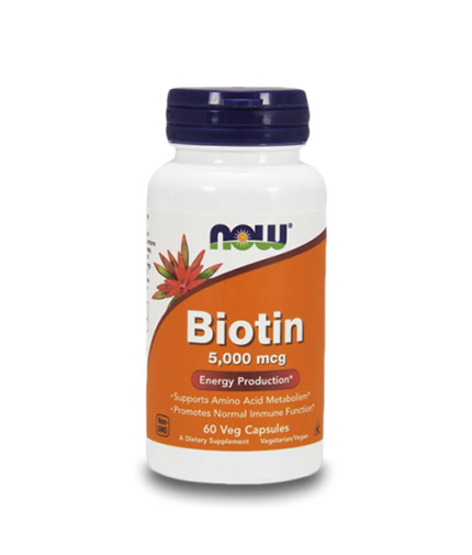 NOW Biotin 5000mcg. / 60 Caps.