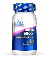 HAYA LABS Ginkgo Biloba 60mg / 60 Tabs.