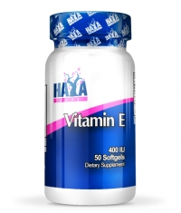 HAYA LABS Vitamin E Mixed Tocopherols 50 Softgels.