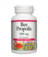 NATURAL FACTORS Bee Propolis 500mg / 90caps.