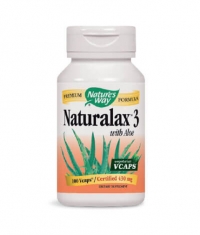 NATURES WAY Naturalax 3 With Aloe 100 Vcaps.