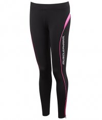 MUSCLE PHARM Ladies Leggings / black-pink