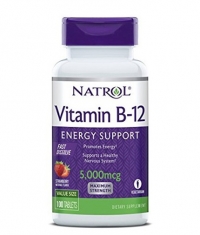 NATROL Vitamin B-12 5000mcg Fast Dissolve / 100tabs.