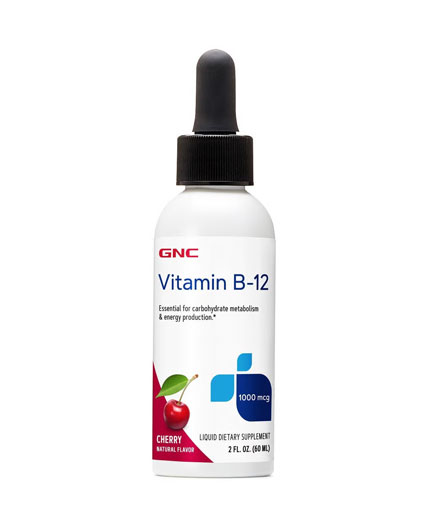 GNC Liquid Vitamin B-12 / 60 ml.