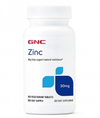 GNC Zinc 30 mg. / 100 Tabs.